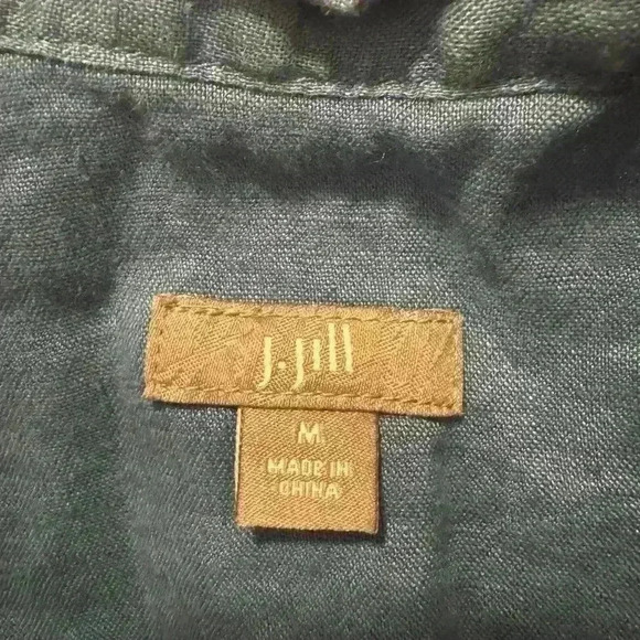 Women’s Blue Denim J.Jill Button Up - Picture 3 of 6